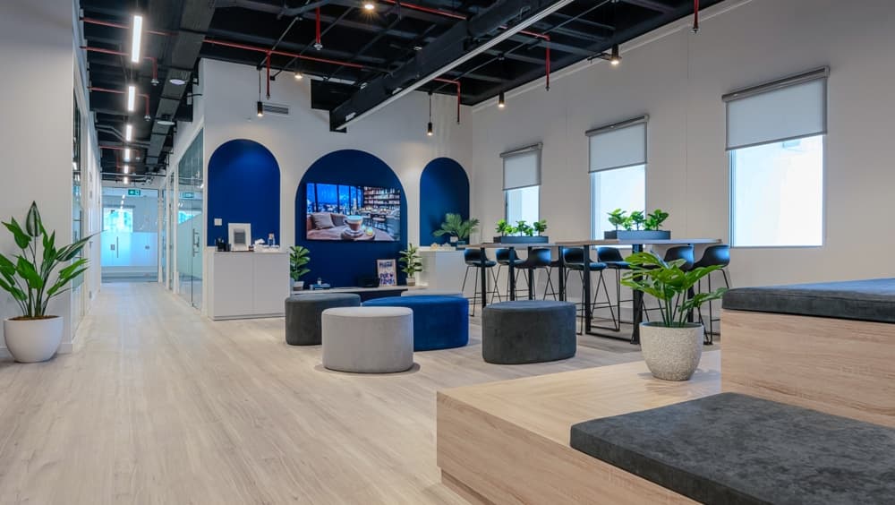 MAKTABI coworking lounge and shared desks